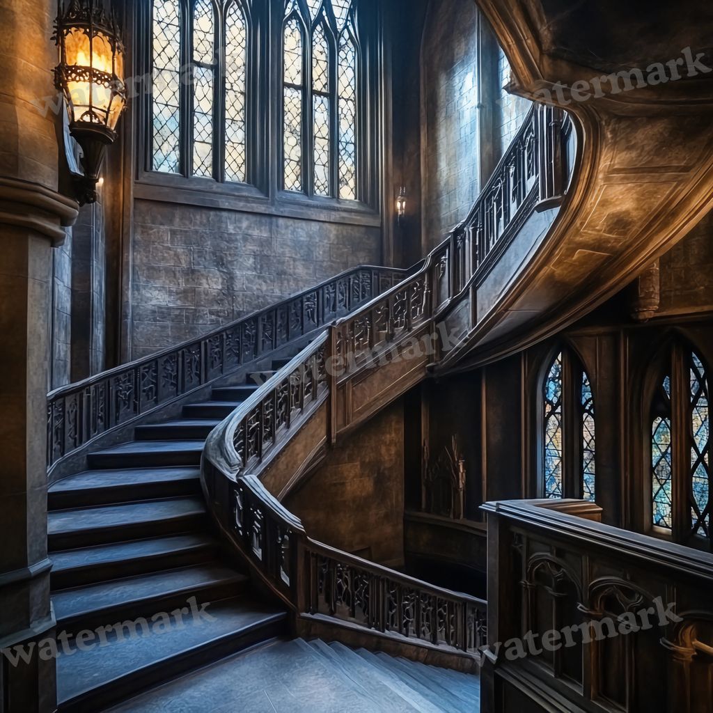 Wizarding School Staircinematic Movie Backdrop Images