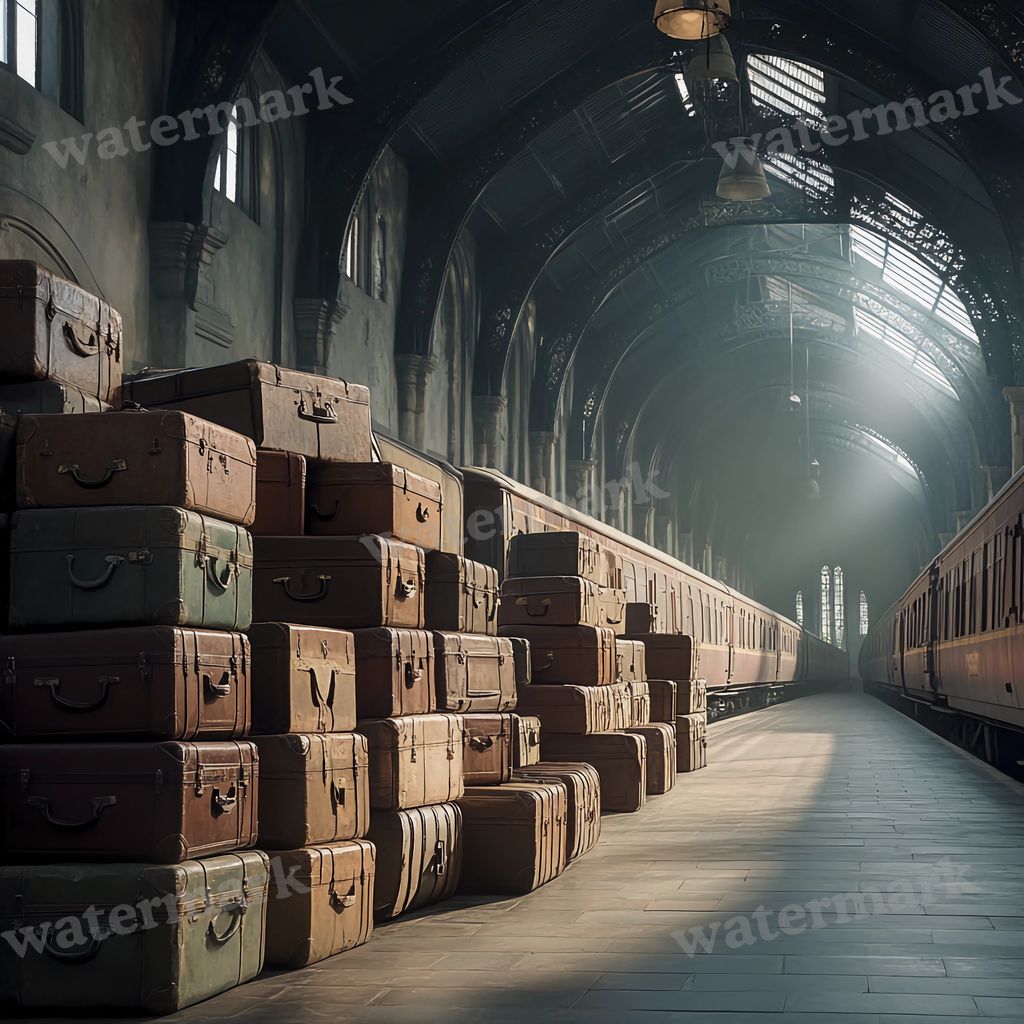 Wizarding School Train Platform Movie Scene Backdrop Images