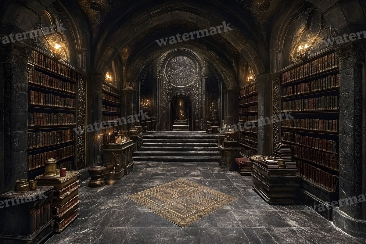 Wizards Library Backdrop Images