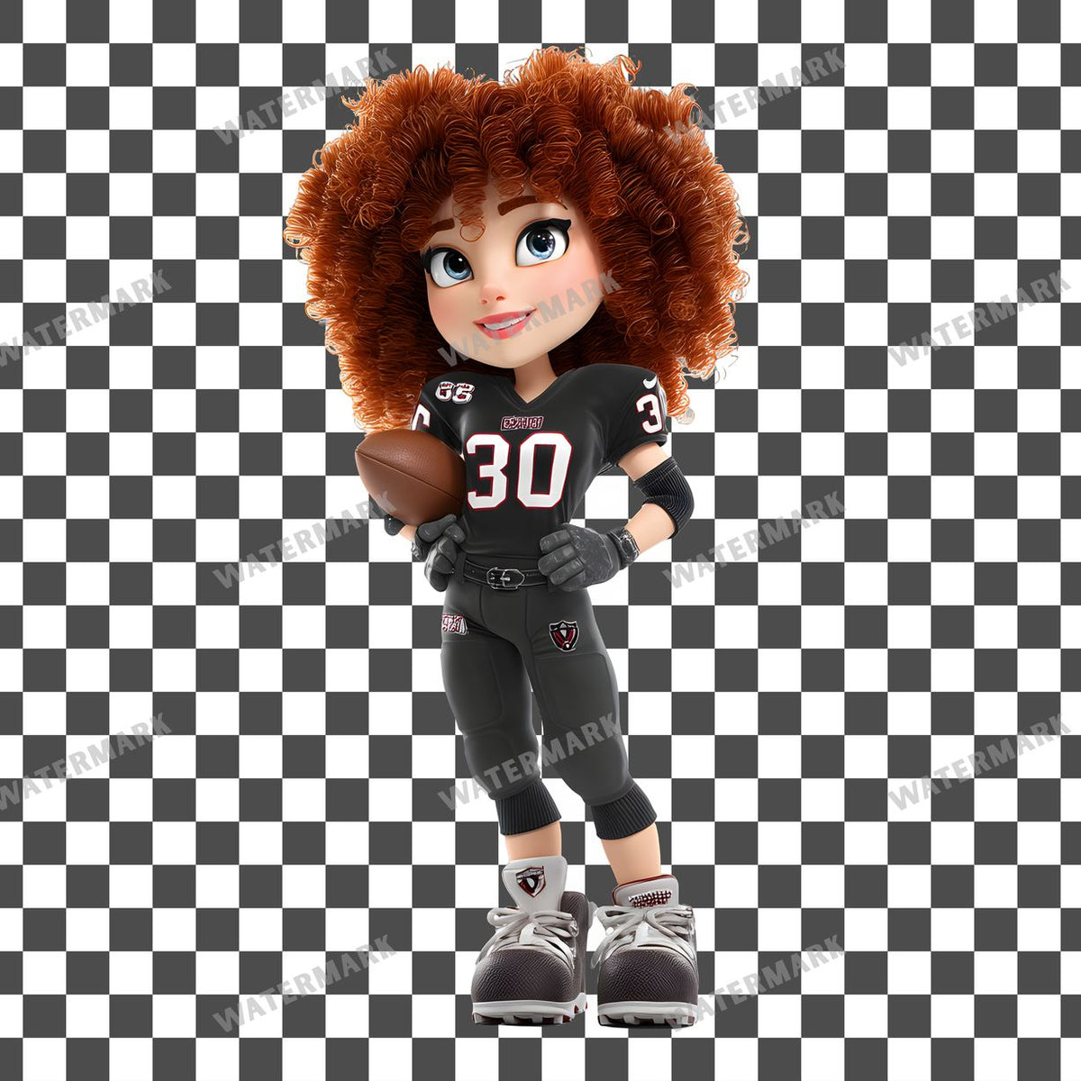 Woman Football Clipart Pngs