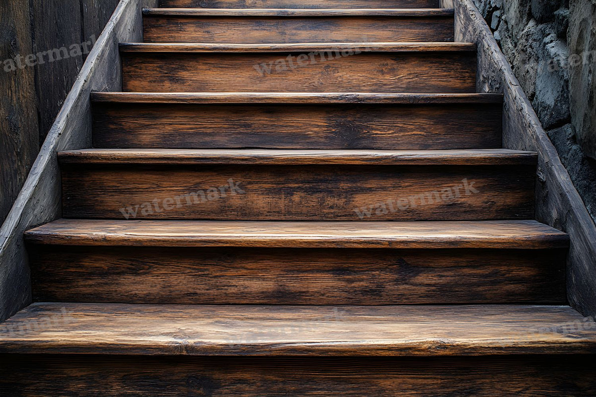Wooden Stairrustic Vintage Backdrop Images