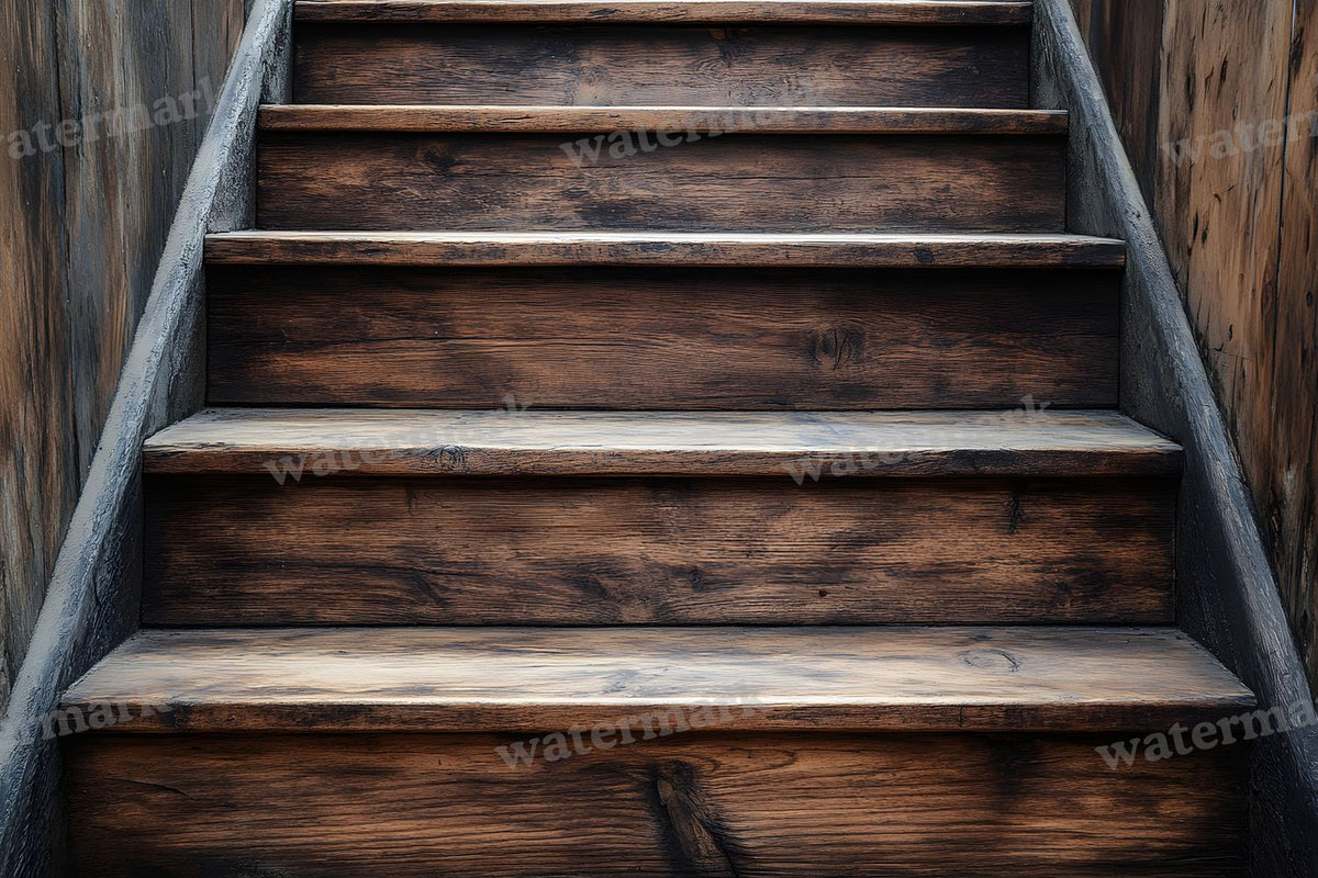 Wooden Stairrustic Vintage Backdrop Images