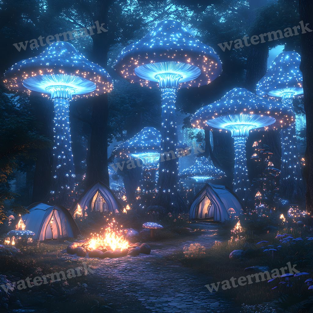 Woodland Elf Sanctuary Backdrop Images