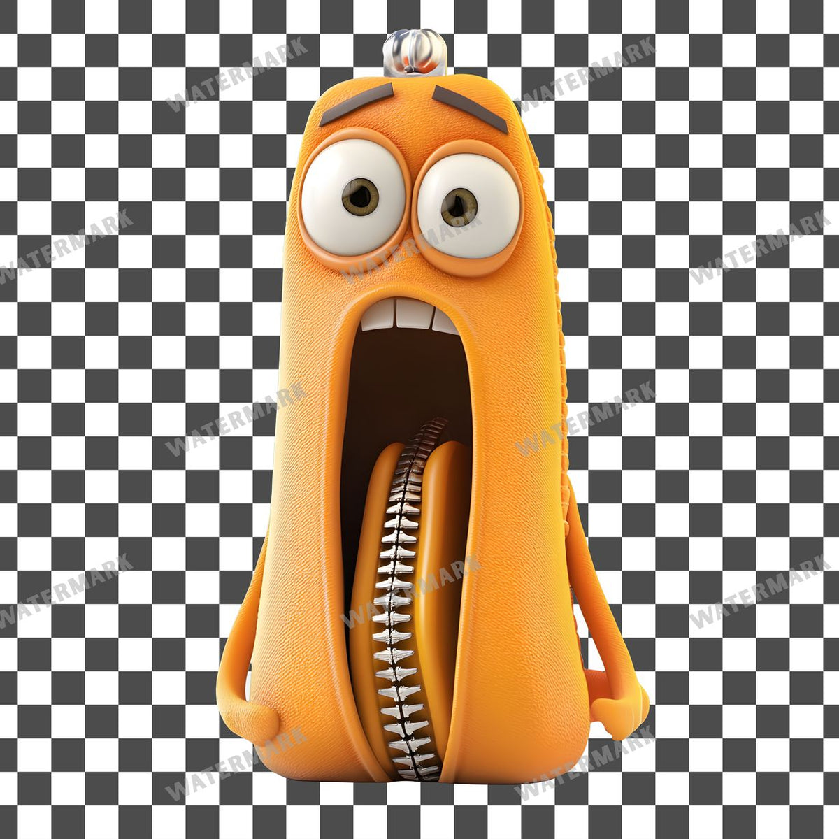 Worried Zipper Clipart Pngs