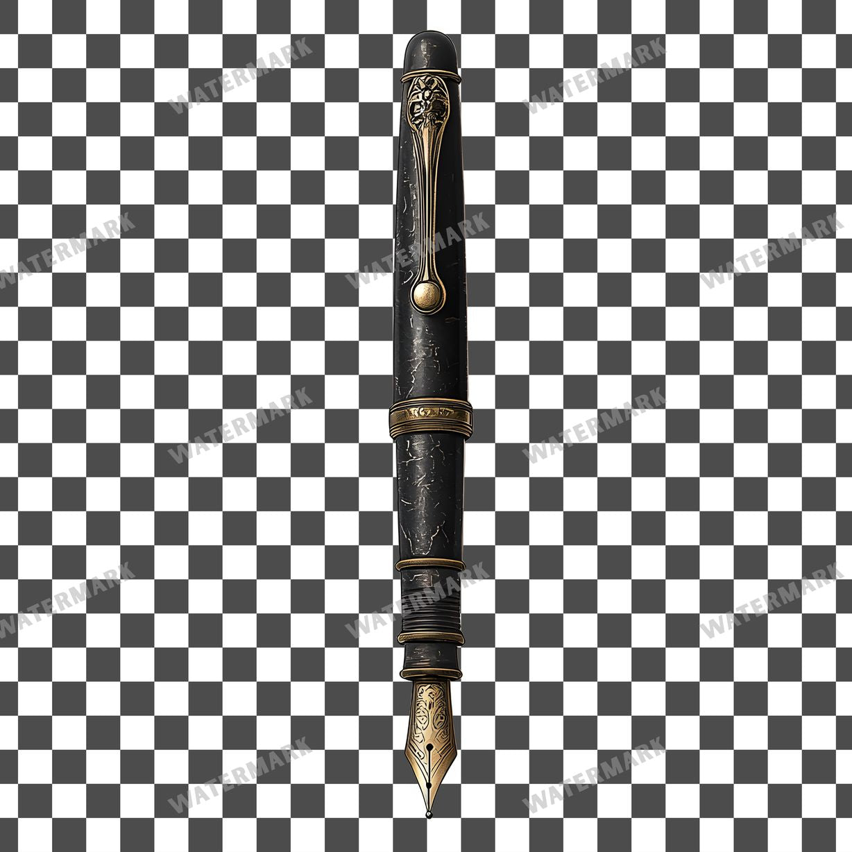 Writing Pen Vintage Style Clipart Pngs