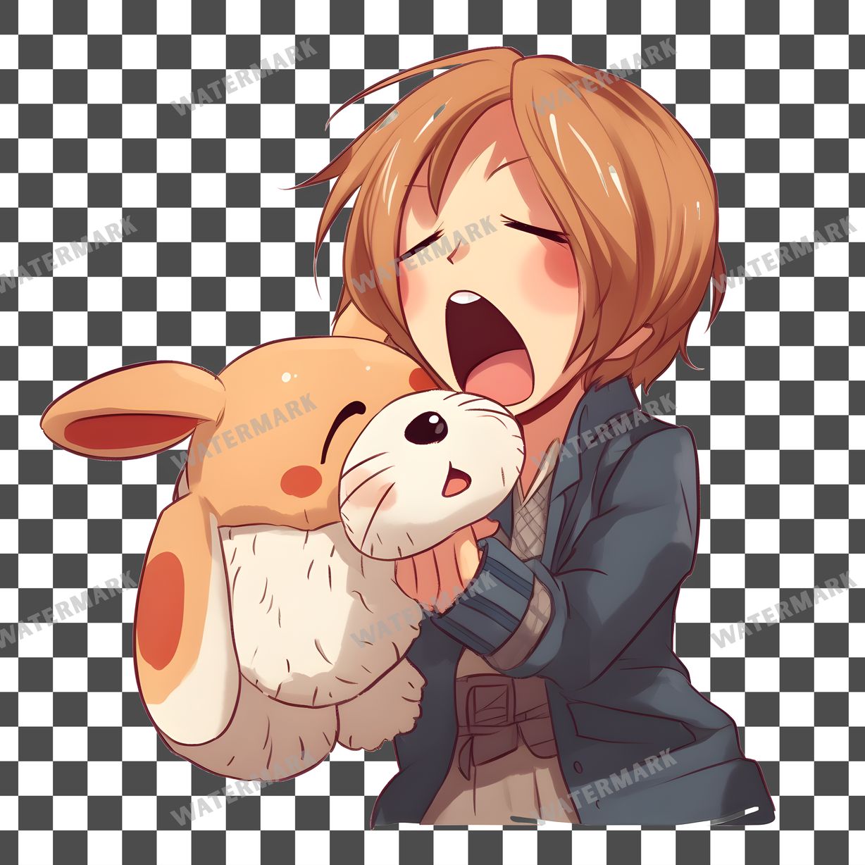 Yawning Character Clipart Pngs