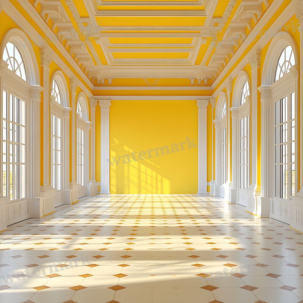 Yellow Pastel Room Backdrop Images