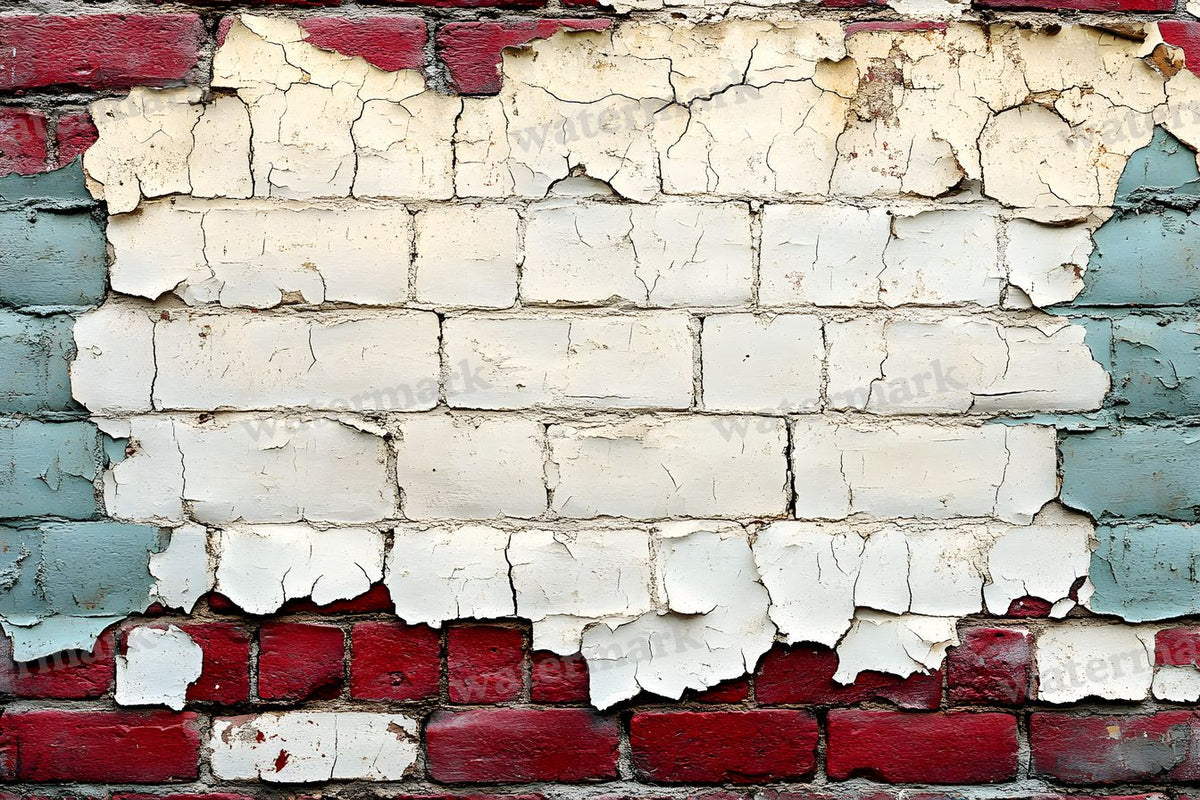 Aged Whitewashed Bricks Backdrop Images