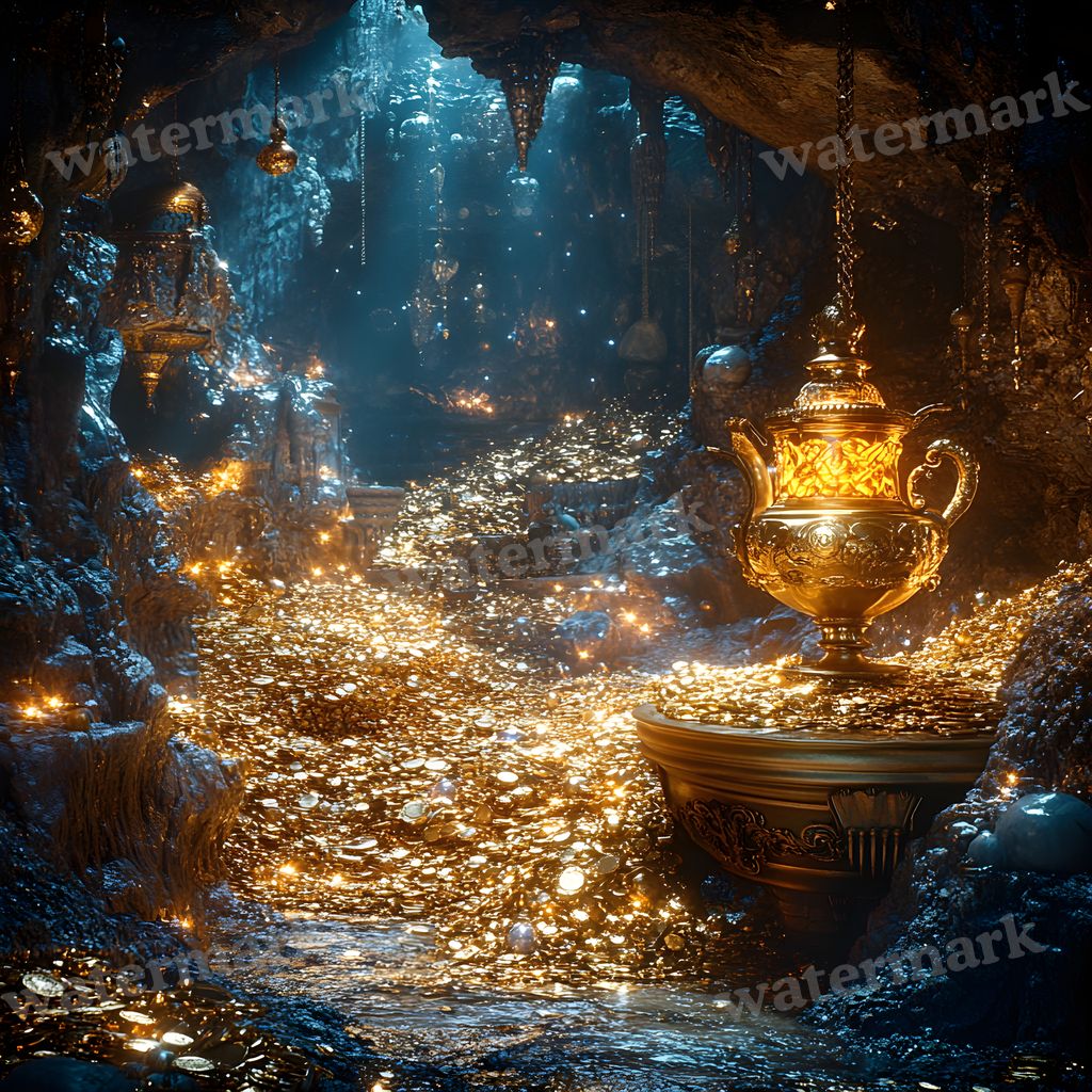 Aladdins Enchanted Cave Backdrop Images