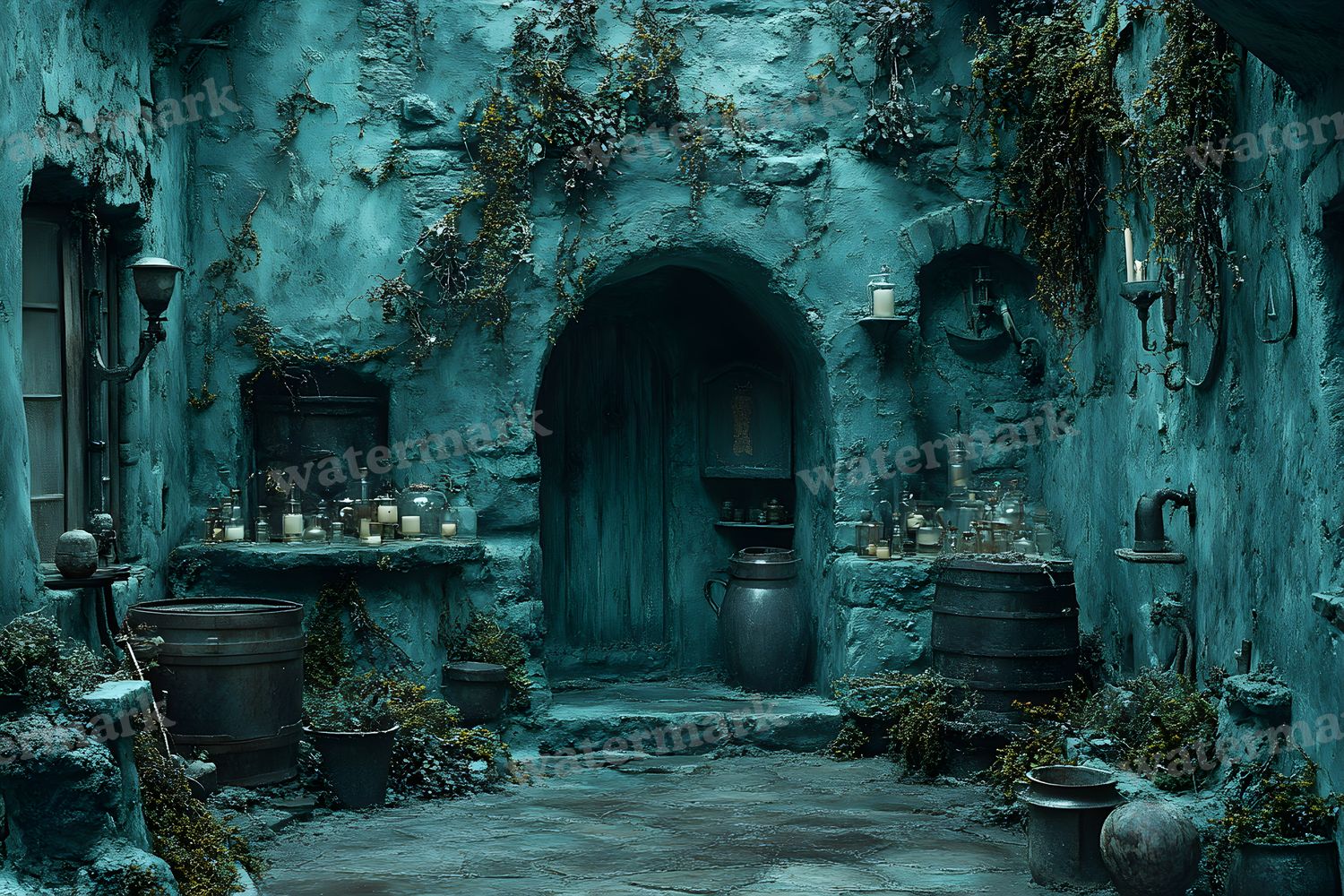 Alchemist Corner Study Backdrop Images