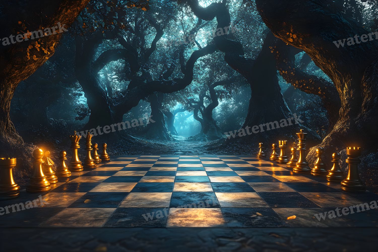 Alice Oversized Chessboard Backdrop Images