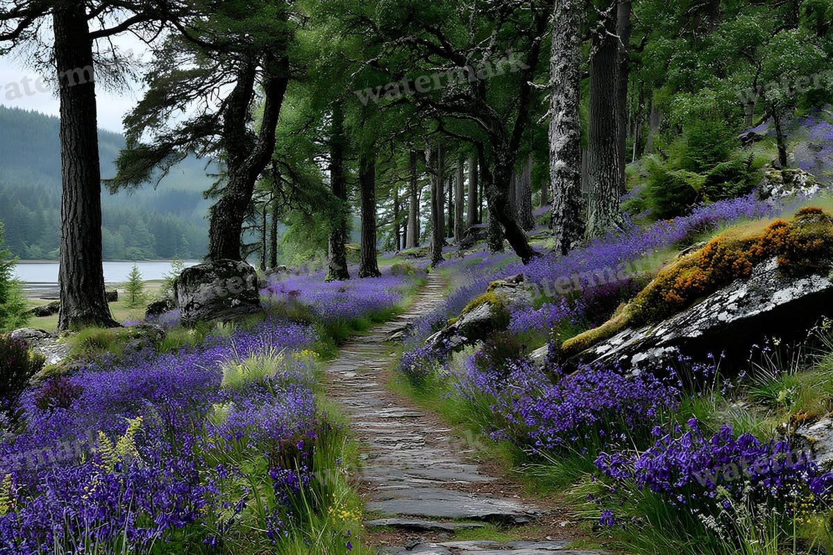 Alice Wonderland Magical Forest Backdrop Images