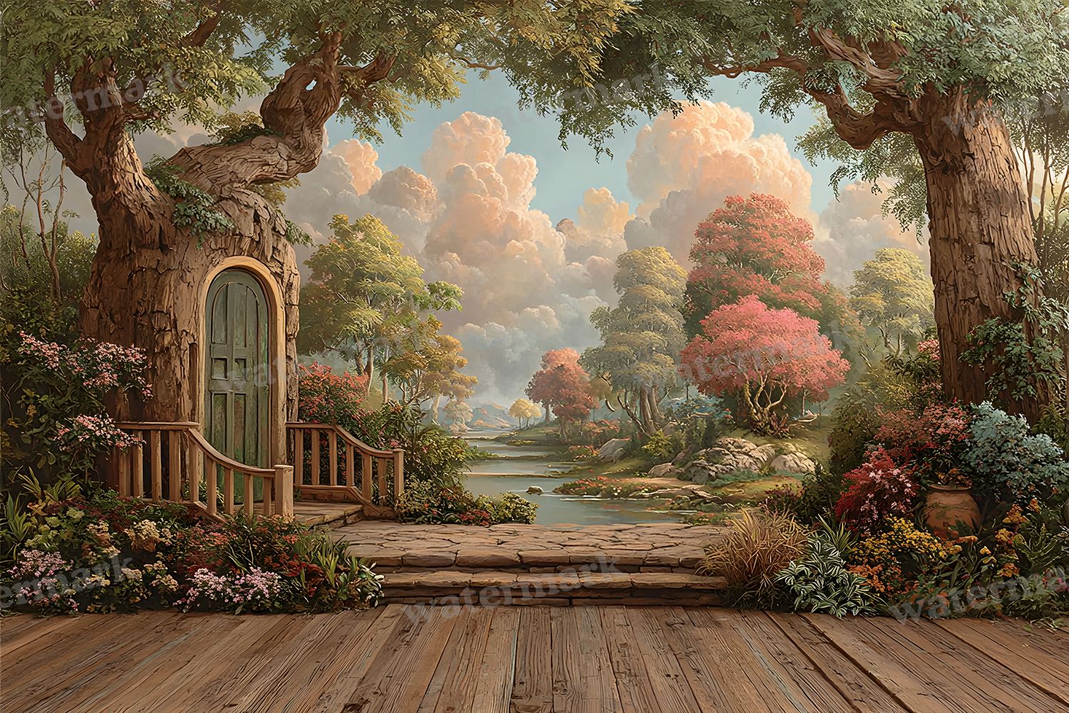 Alice Wonderland Magical Backdrop Images