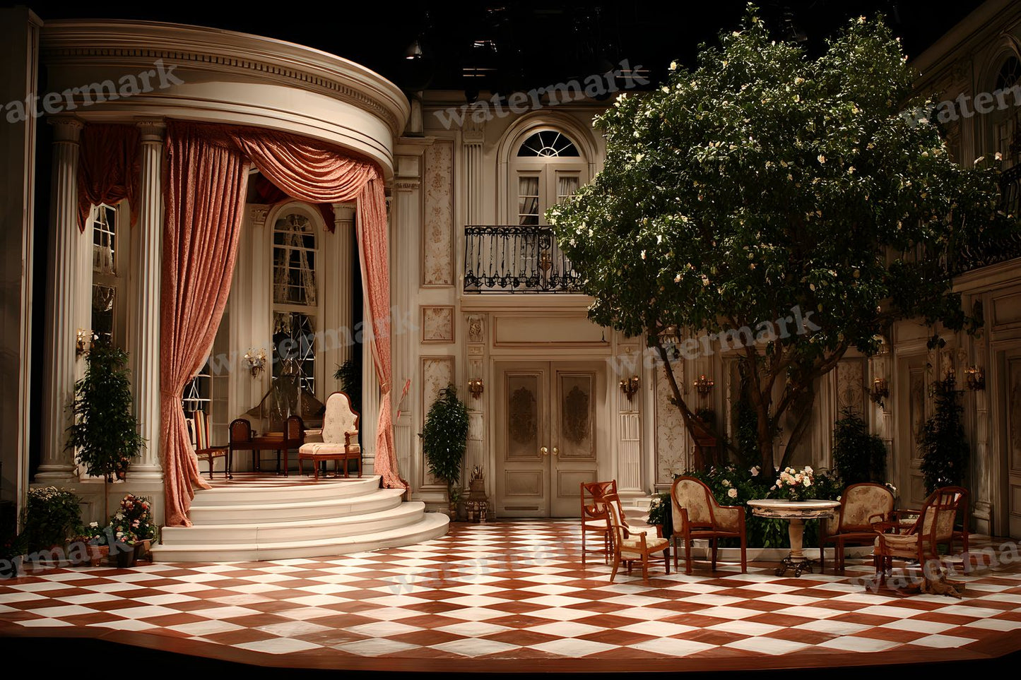Alice Wonderland Theme Backdrop Images