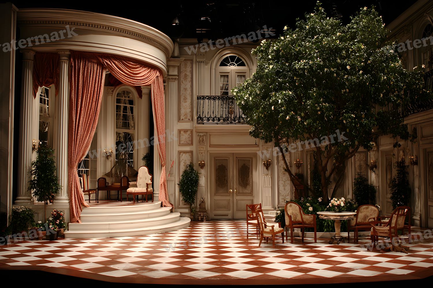 Alice Wonderland Theme Backdrop Images