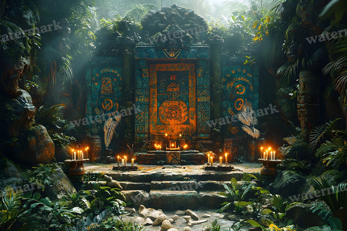 Amazonian Shamanic Ritual Backdrop Images