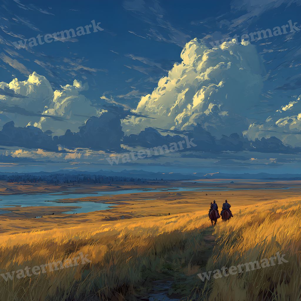 Ancient Mongolia Plains Backdrop Images