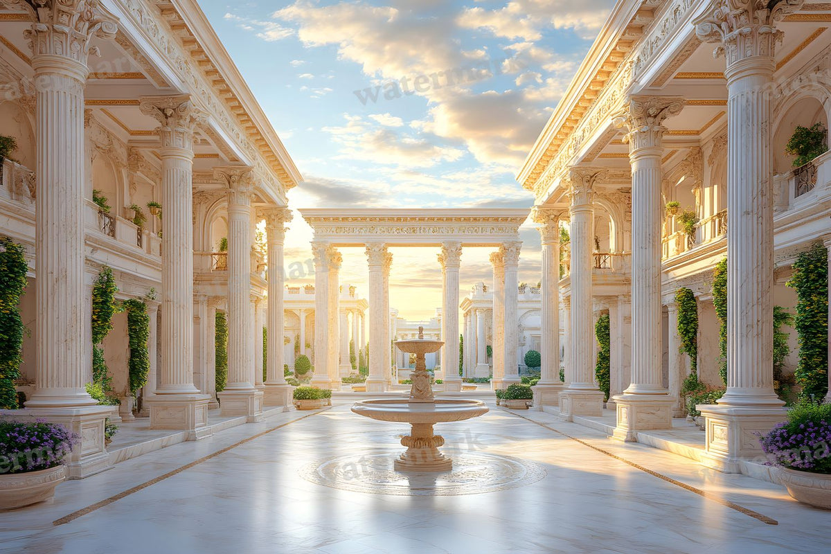Ancient Roman Courtyard Backdrop Images