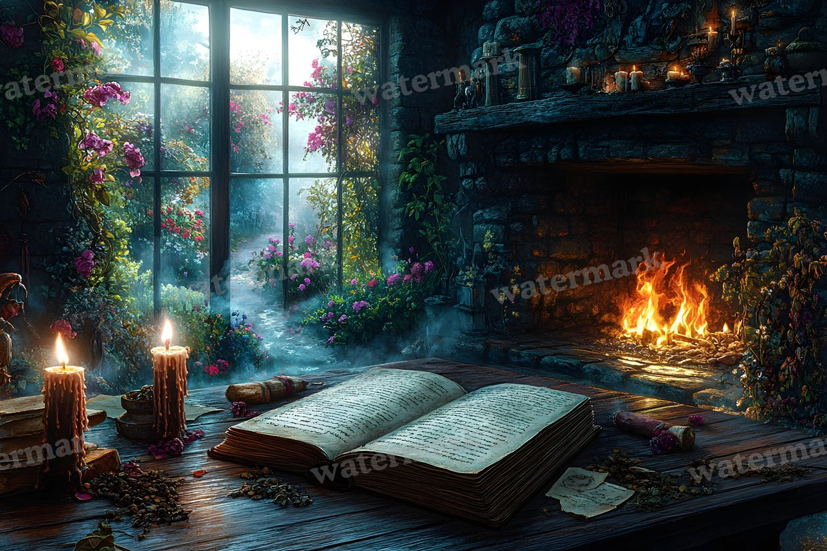Ancient Witchgrimoire Backdrop Images