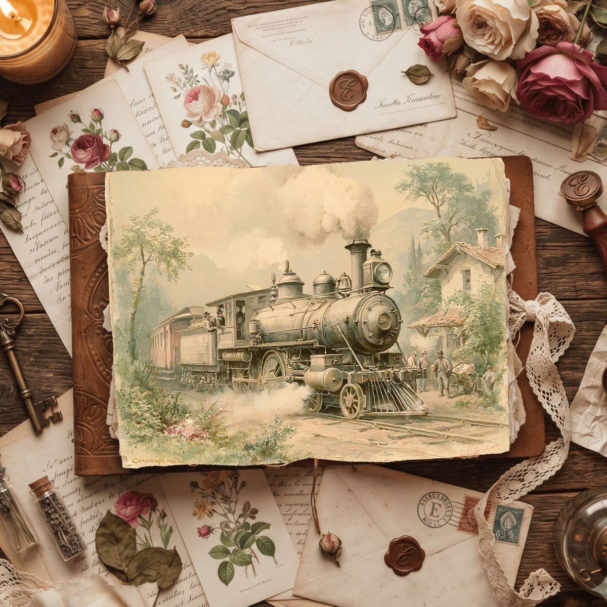 Distressed Vintage Hazy