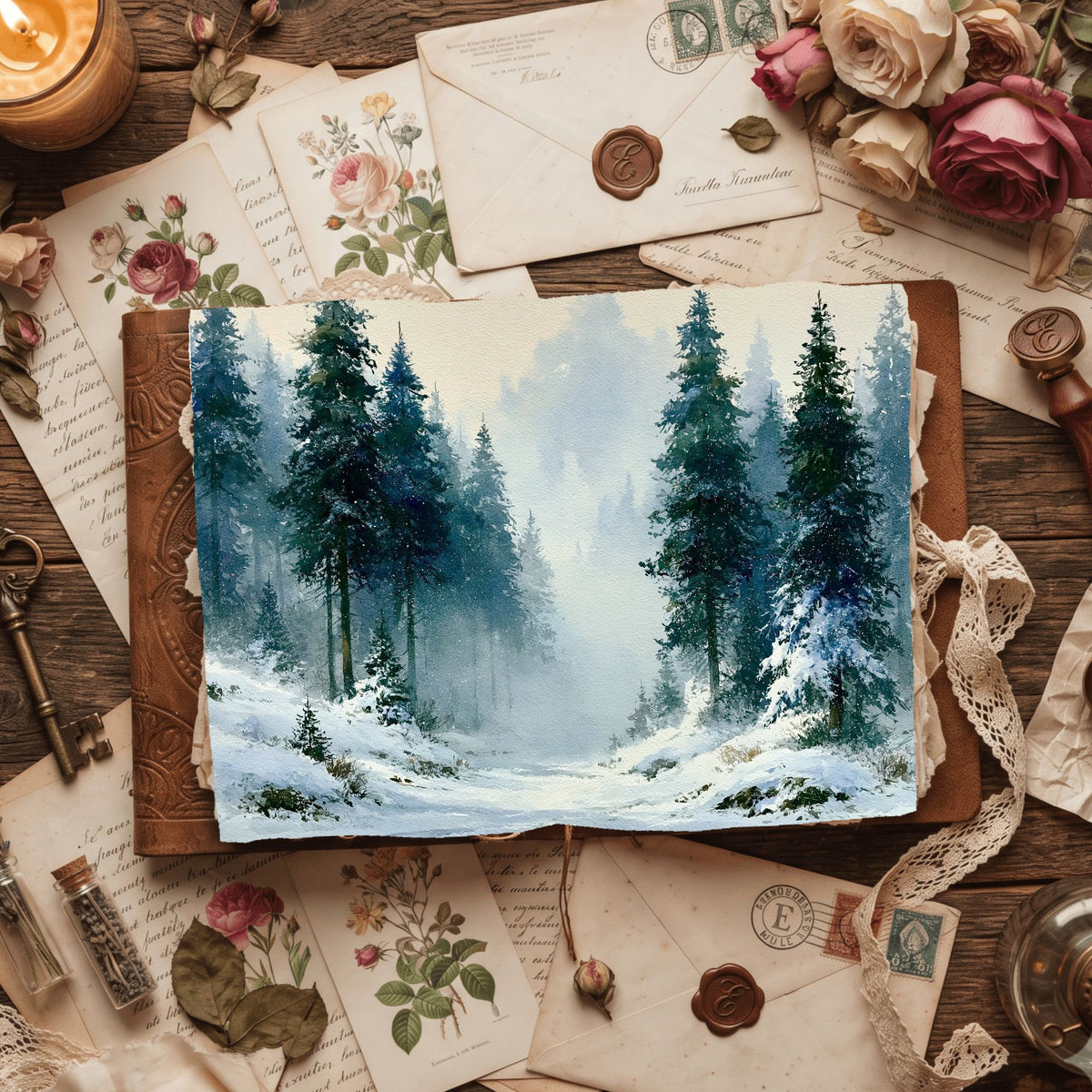Fine Art Watercolor On Cotton Paper