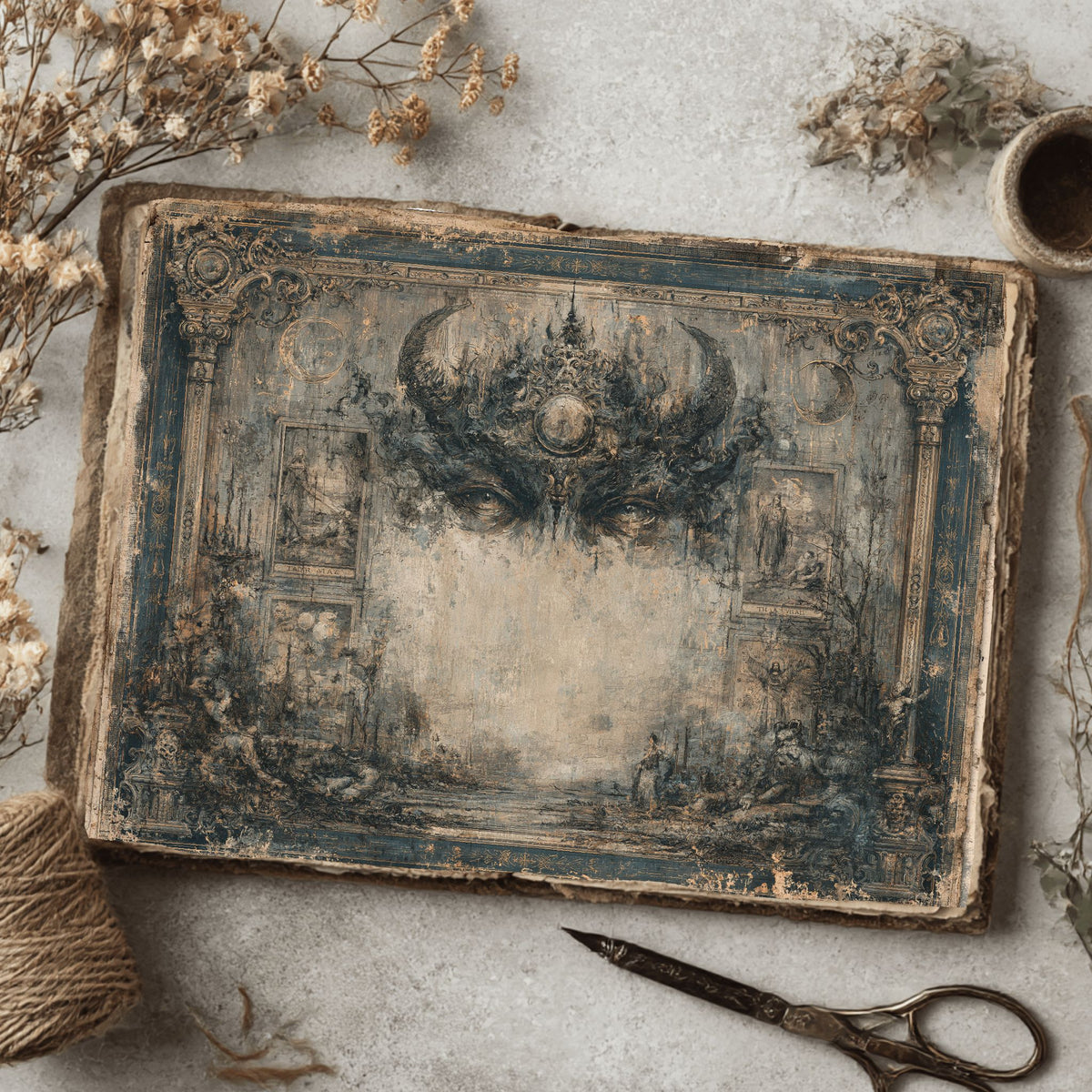 Gothic Tarot Journal Paper