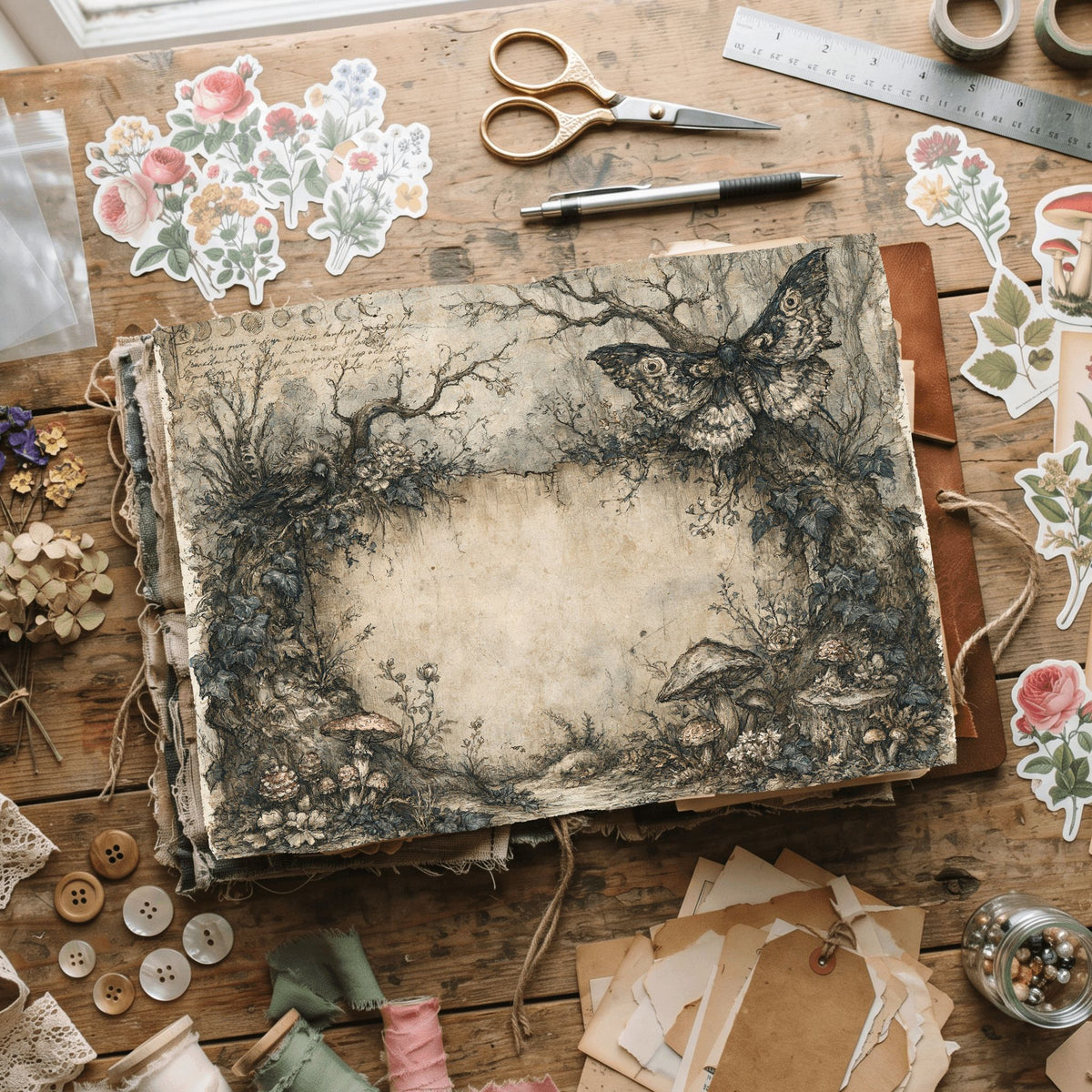 Magical Forest Parchment