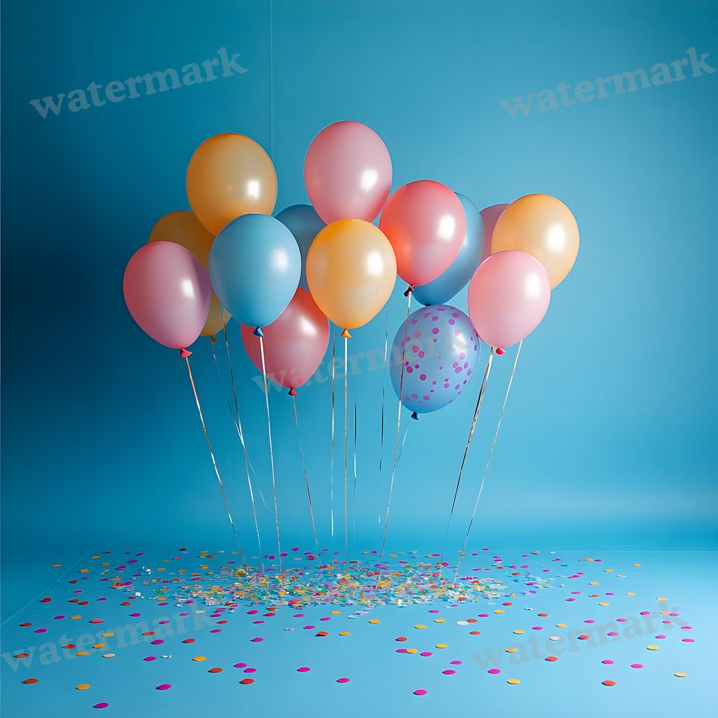 Pastel Birthday Backdrop Images