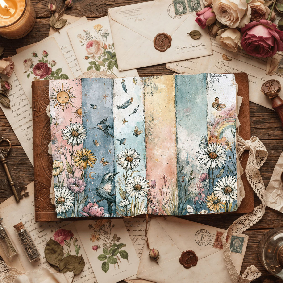 Pastel Peace & Love Paper