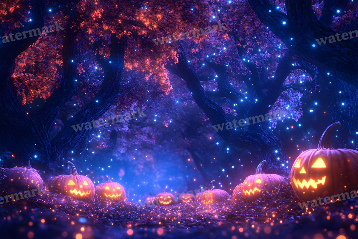 Pumpkin Grove Magic Backdrop Images