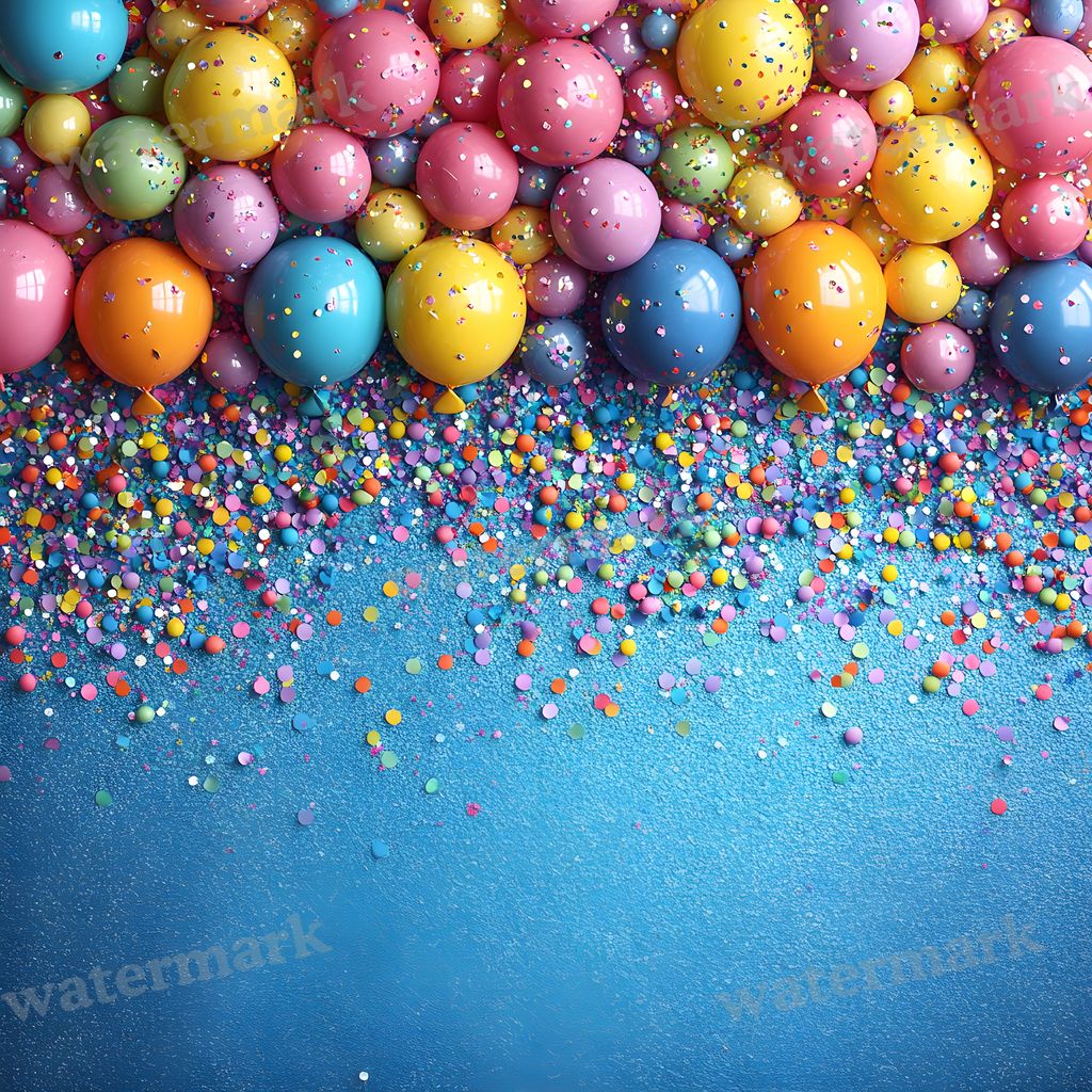 Rainbow Balloon Backdrop Images
