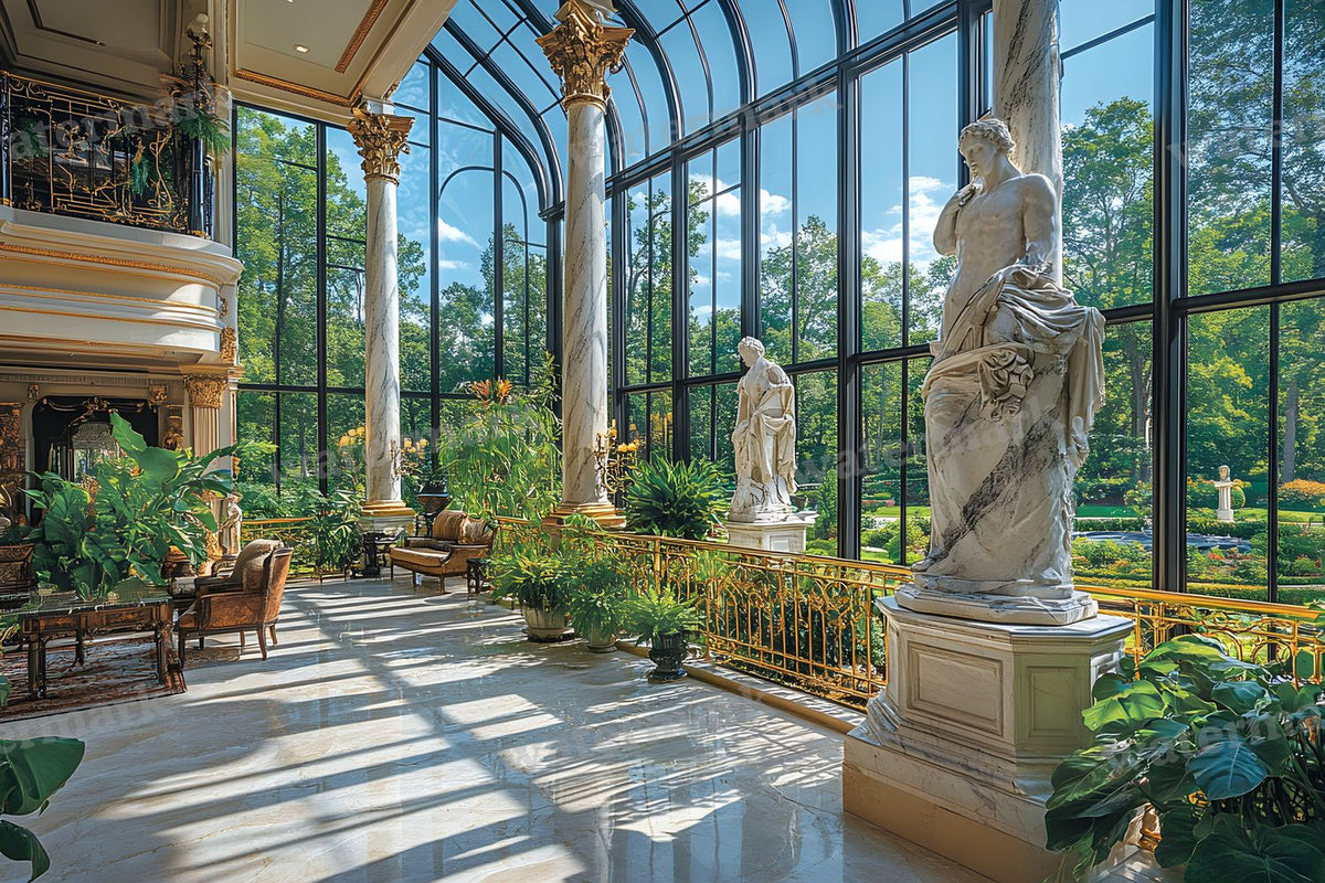 Regal Conservatory digital photo backdrop for photo editing, preview 3