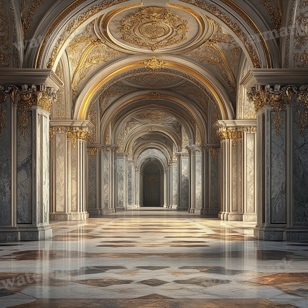 Regal Palace digital photo backdrop for photo editing, preview 3