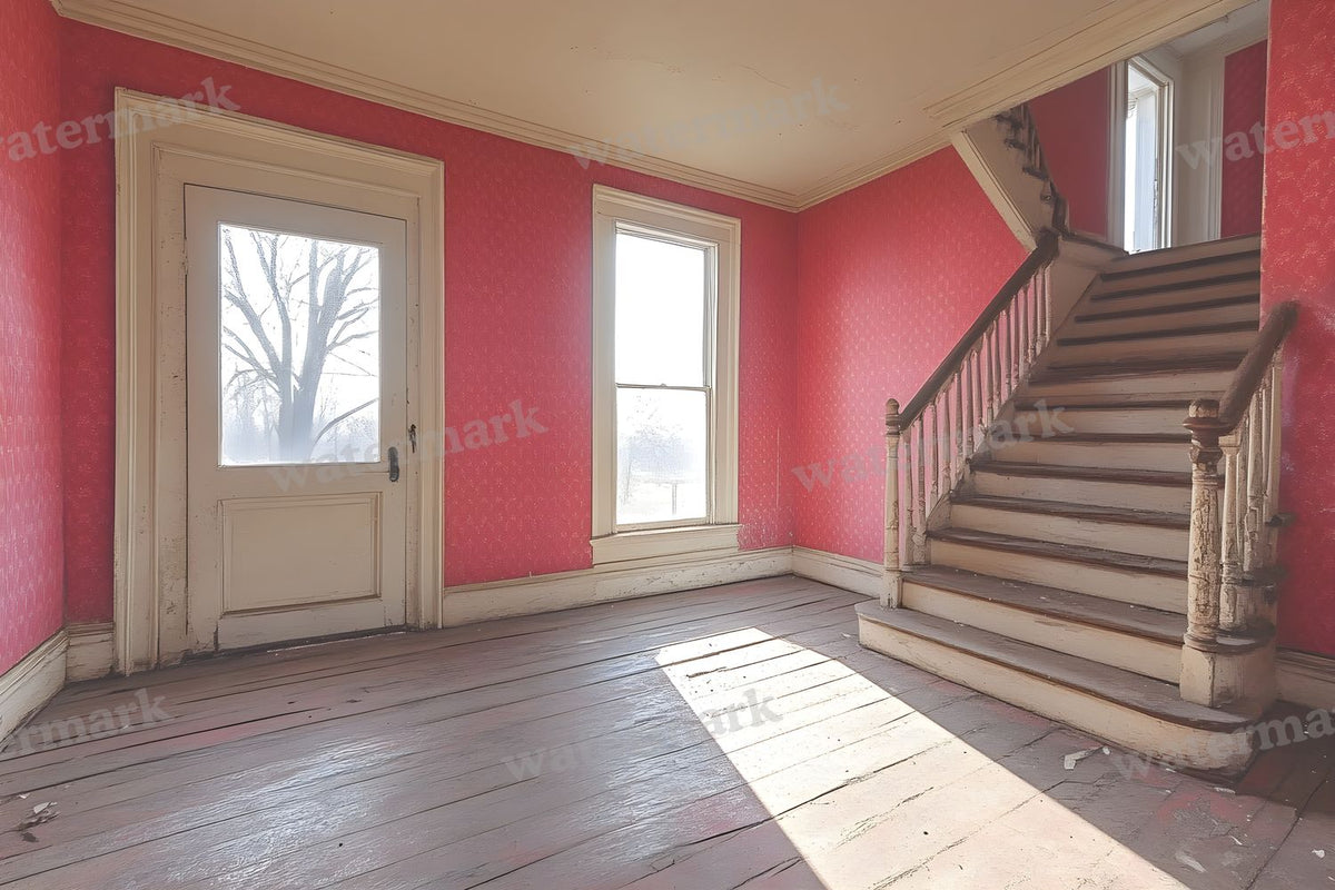 Regal Wallpapered Room digital photo backdrop for photo editing, preview 3