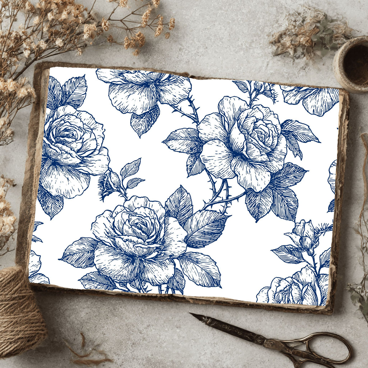 Seamless Botanical Floral Pattern