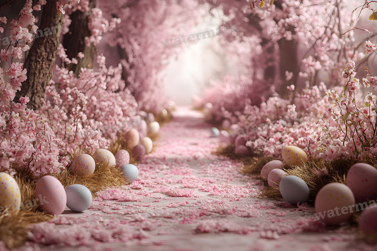 Spring Blossomeggscene Backdrop Images