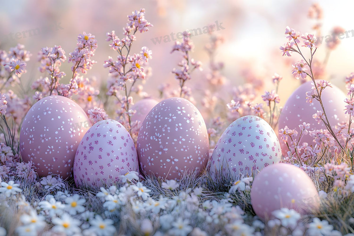 Spring Blossomeggscene Backdrop Images