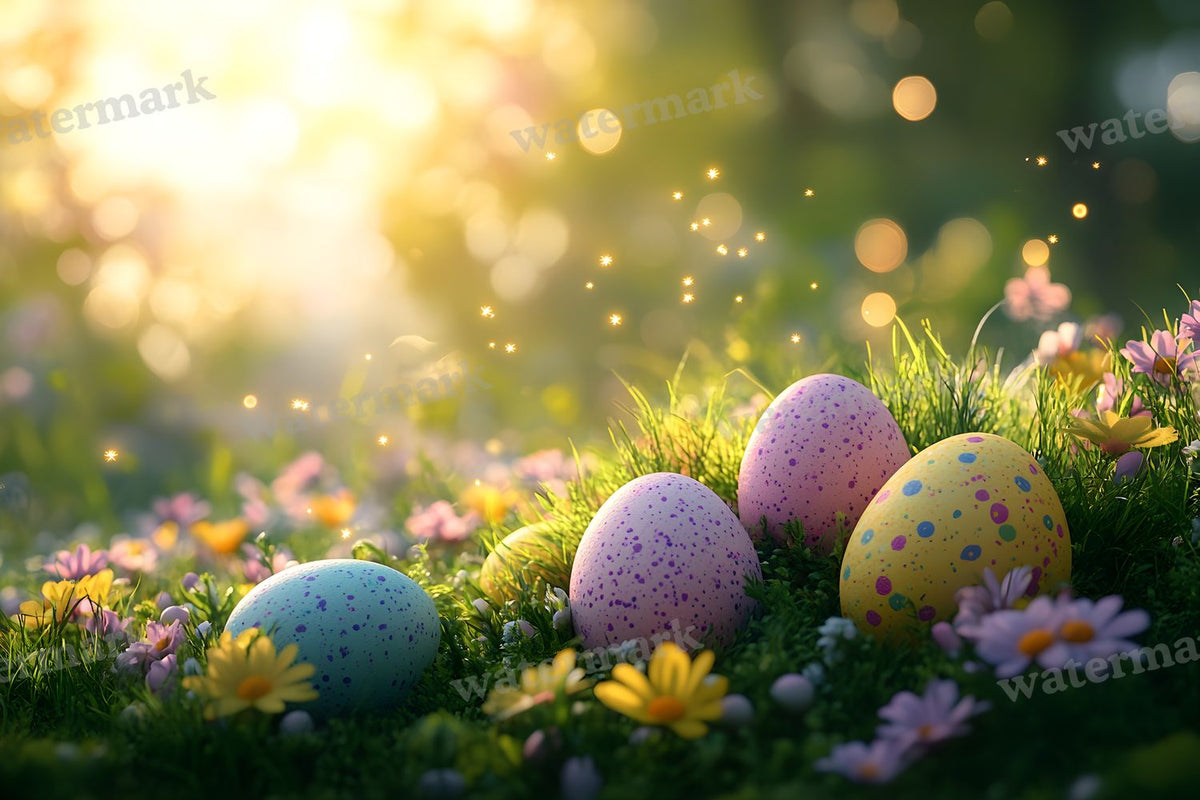 Springtime Lush Meadow Backdrop Images