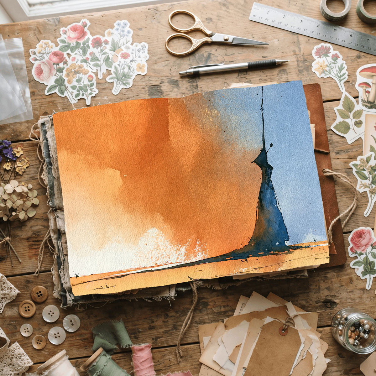 Warm Desert Landscape
