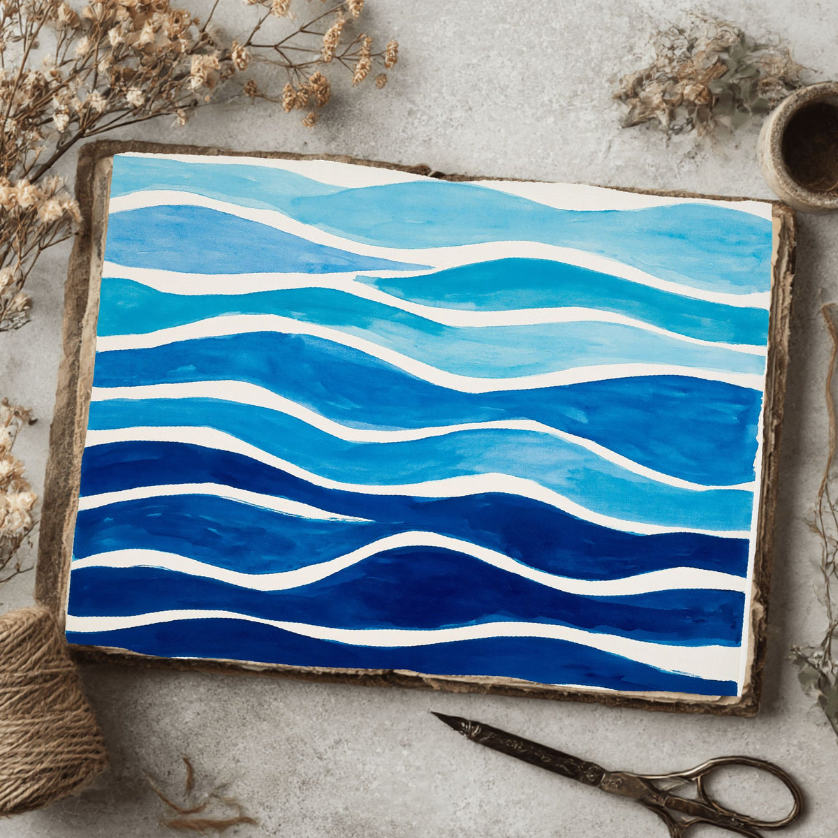 Water Wave Texture Pattern