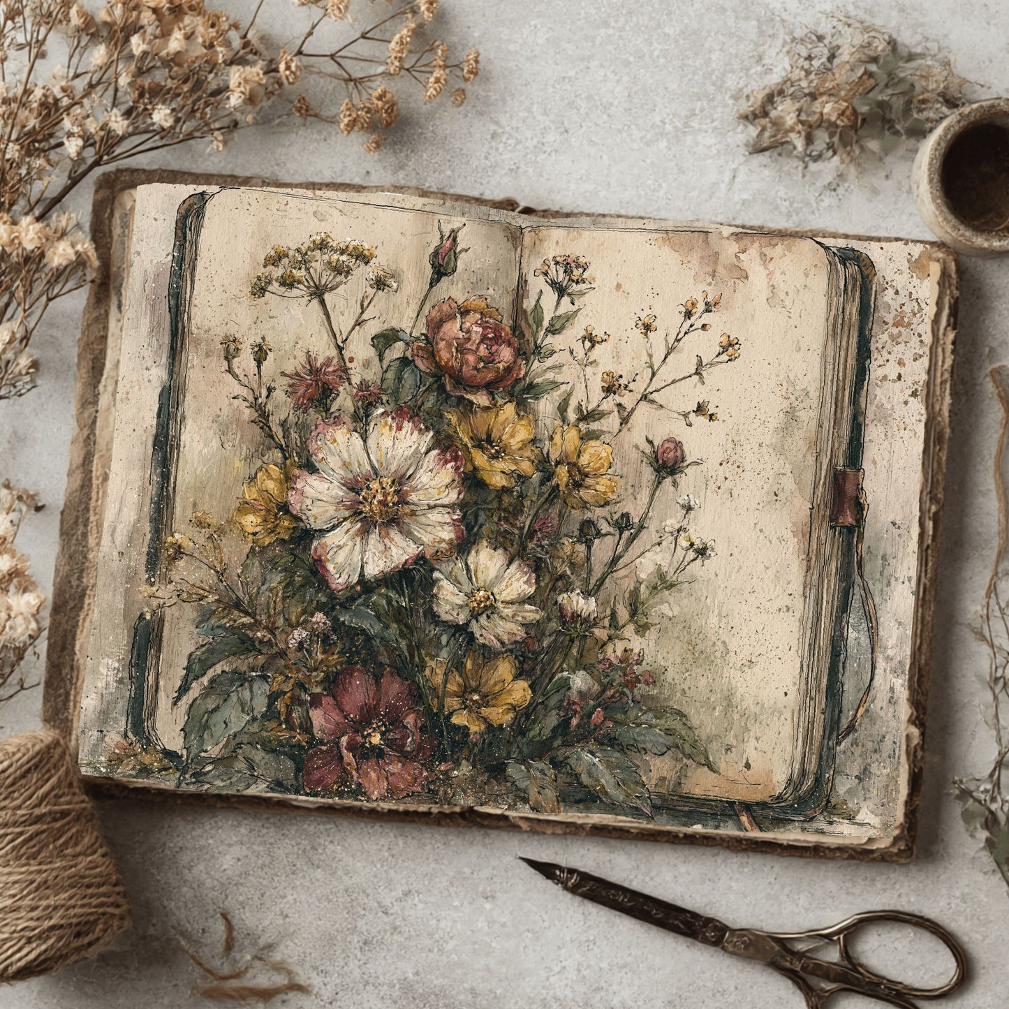 Wildflower Meadow Printable Paper