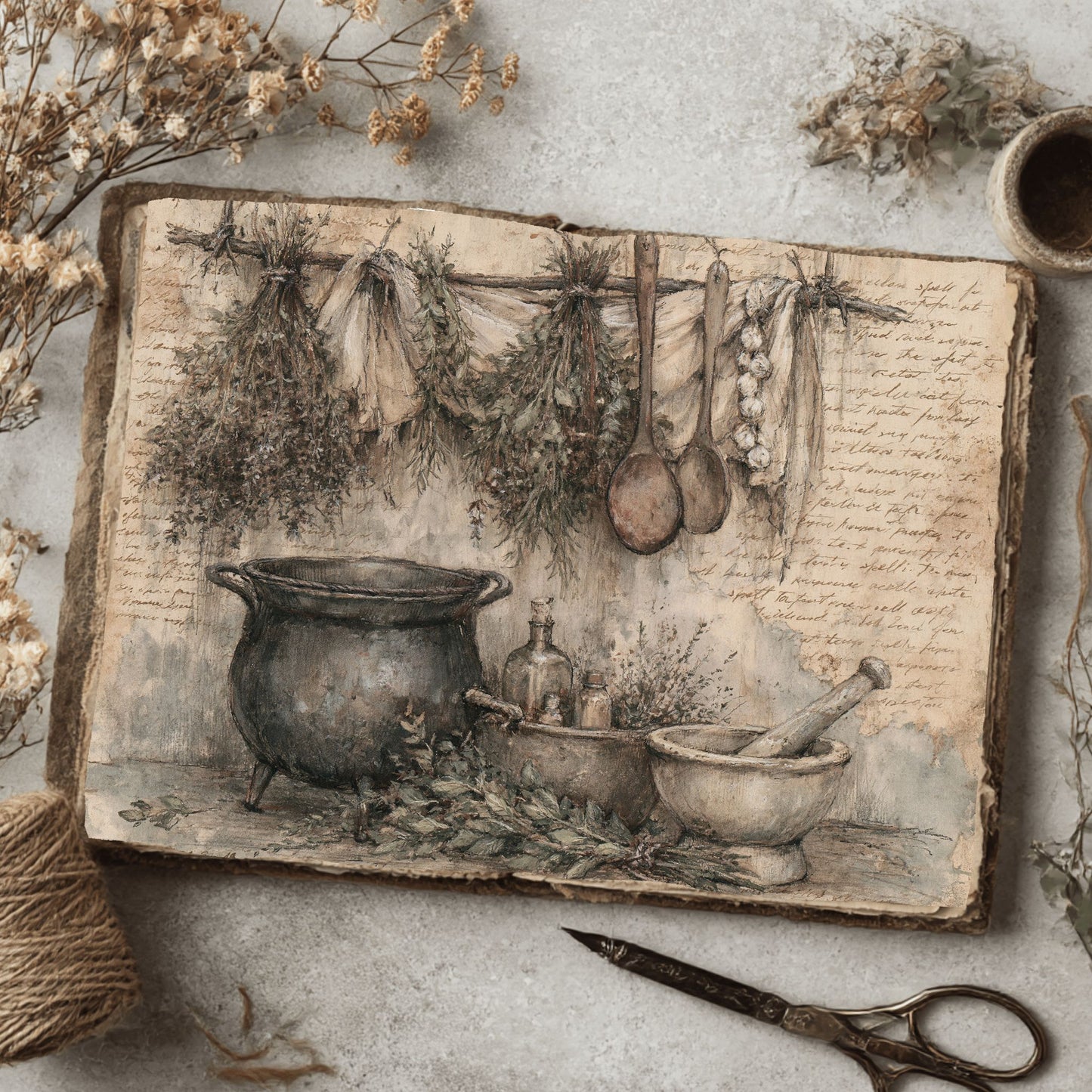 Witch'S Kitchen Recipe Journal Page