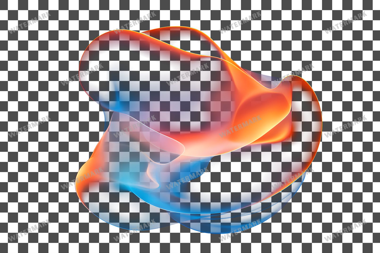 Abstract Light Form Undefined Glow Transparent Overlay Pngs