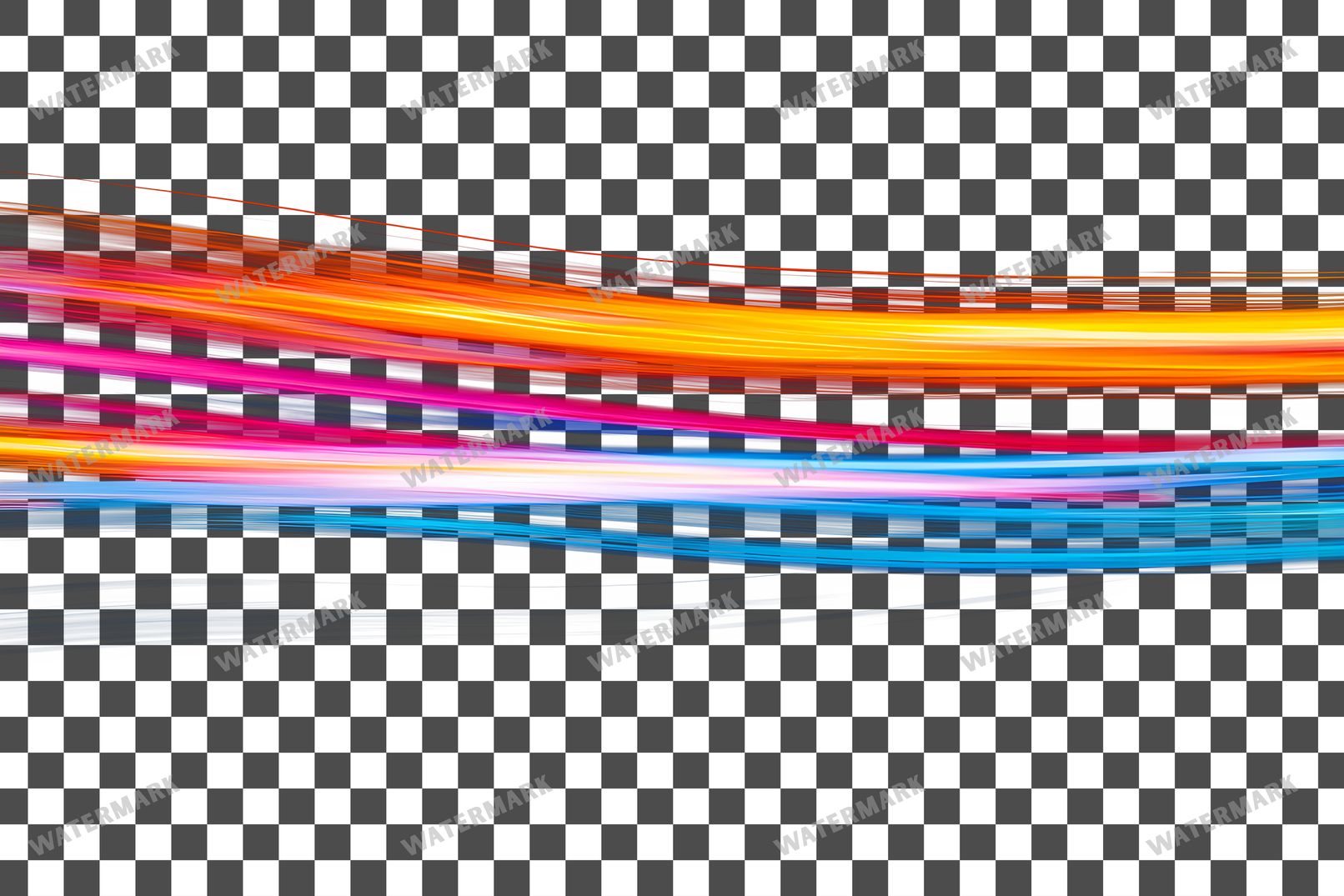 Abstract Light Streaks Transparent Overlay Pngs
