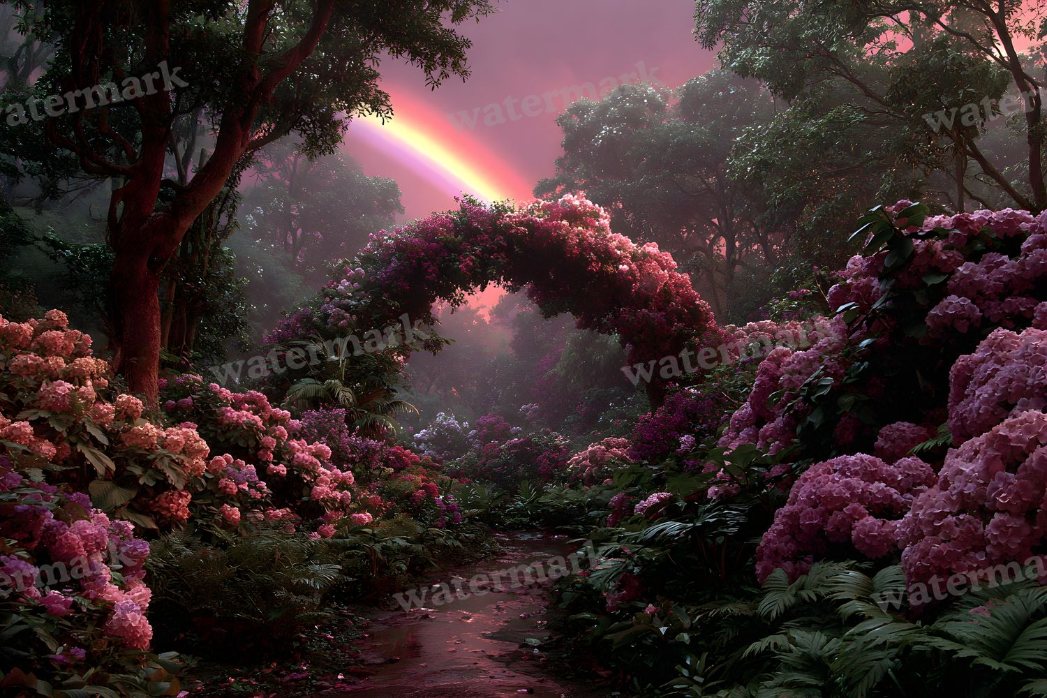 Alice Wonderland Magical Backdrop Images