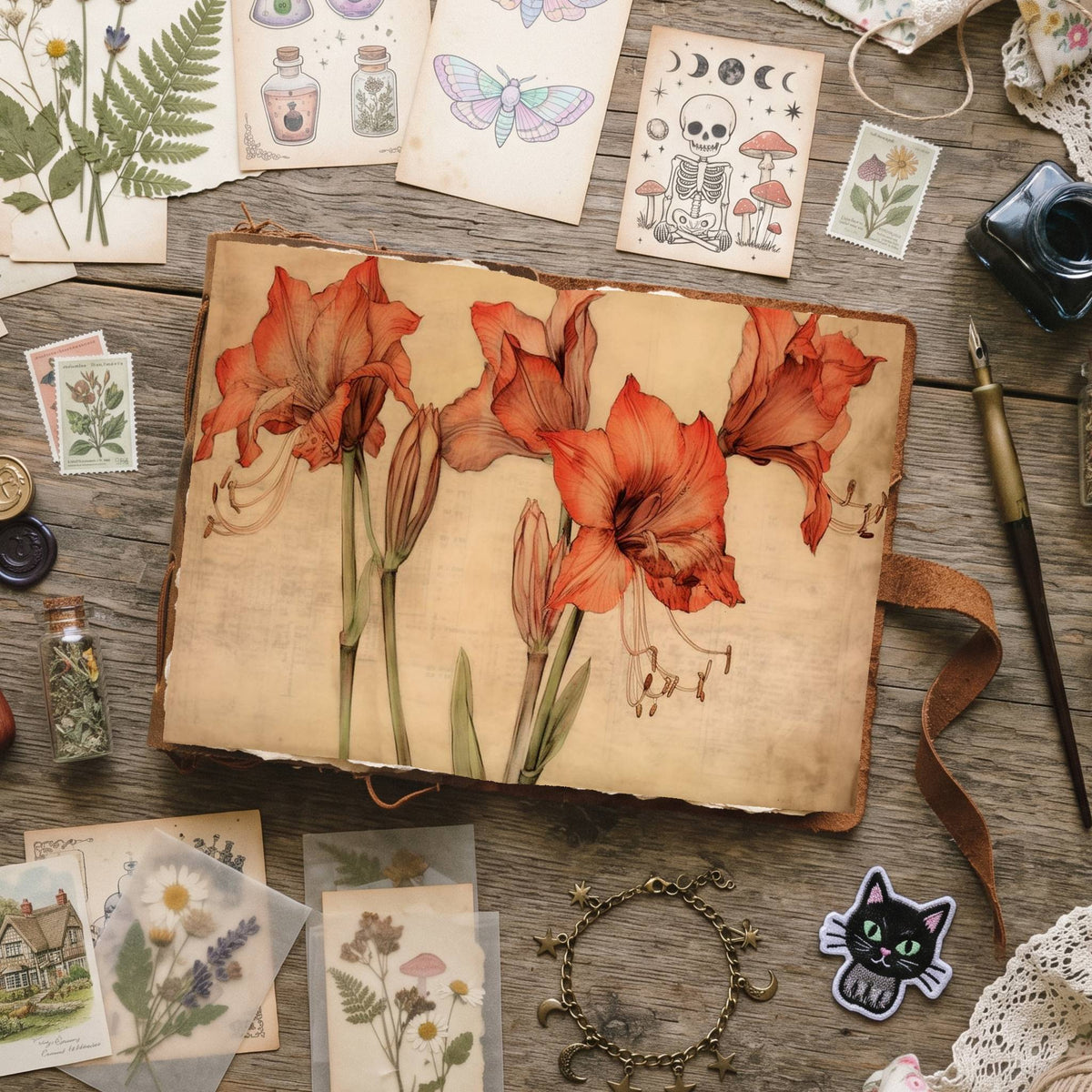 Amaryllis Digital Papers