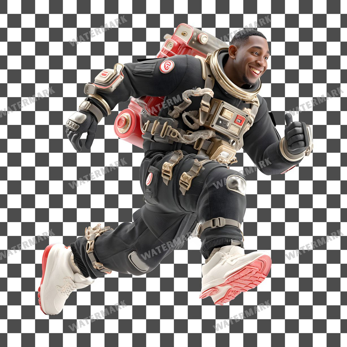 Astronaut Character Clipart Pngs