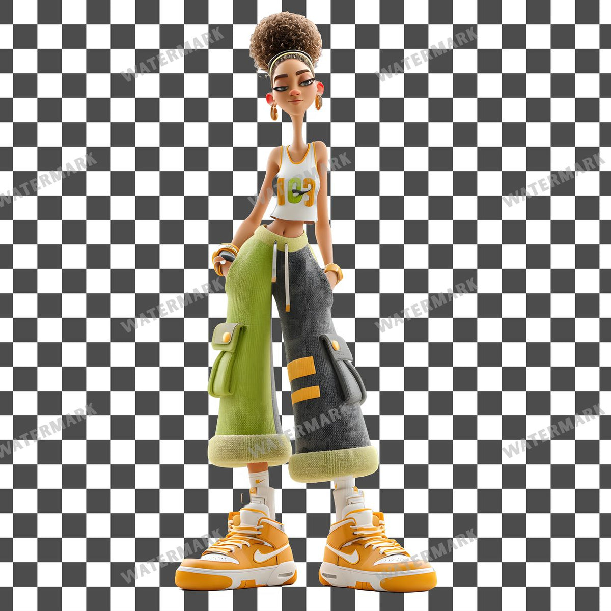 Athlete Character Clipart Pngs