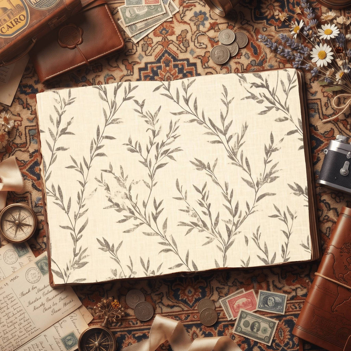 Basic Leaf Digital Papers