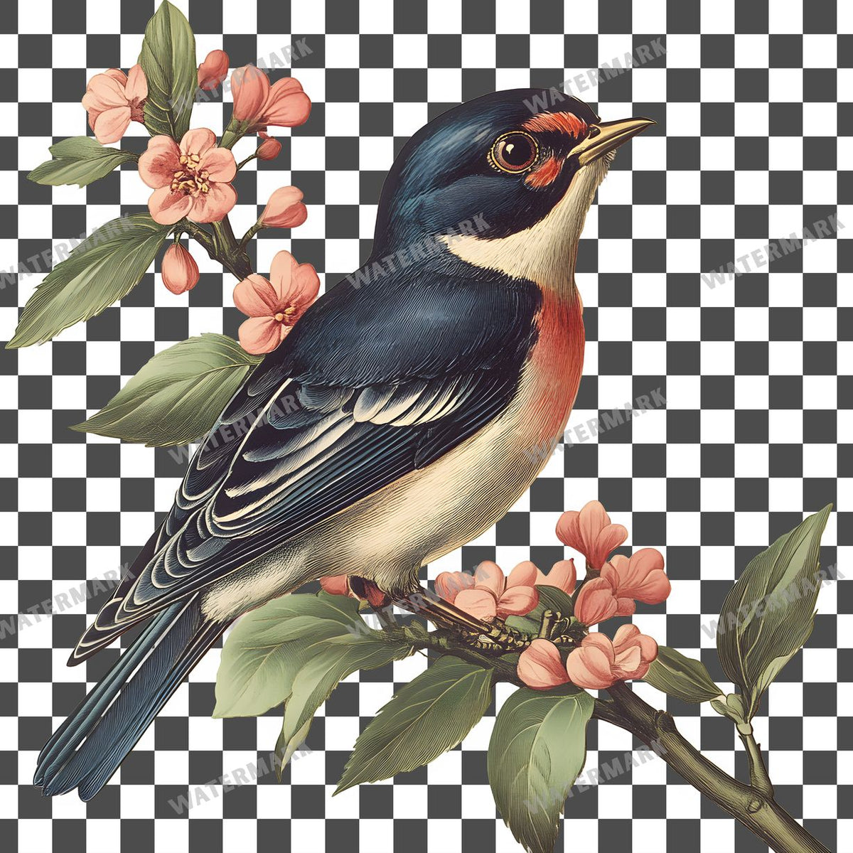 Birdti Vintage Style Clipart Pngs